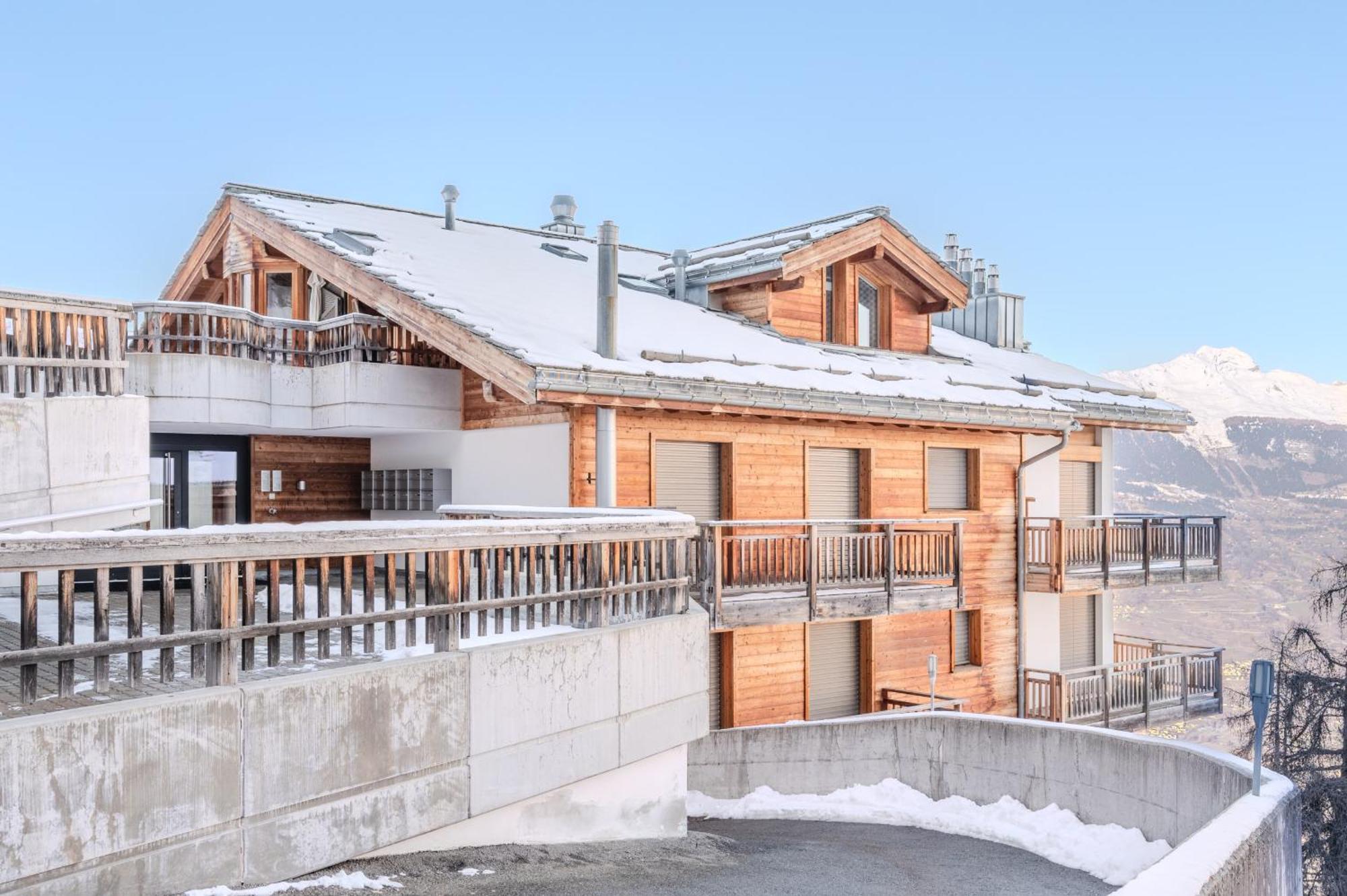 Ski Paradise Mountain & Luxe Apartments Veysonnaz Exterior photo